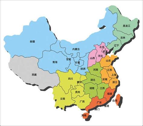 中國23個省